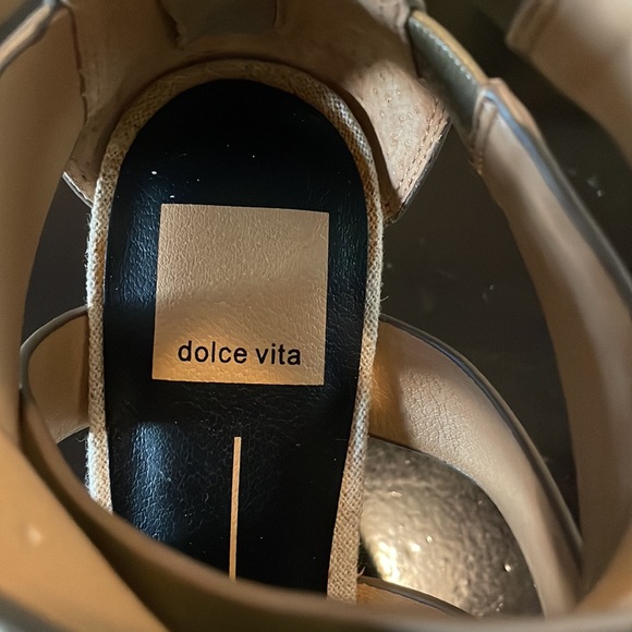 Dolce vita leather wedge sandal - Picture 4 of 4